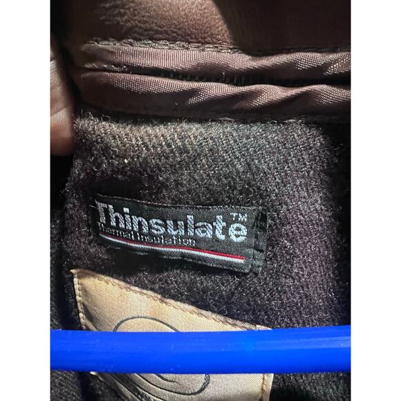 Georgetown Leather Design Brown Thinsulate Leather Jacket 2X Moto Bomber Coat - Picture 11 of 16